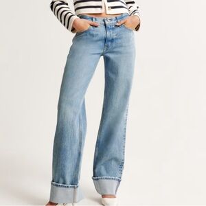 Abercrombie Low Rise Baggy Jean